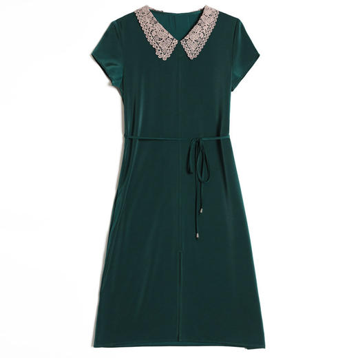 WZNH-XMYR8068 配腰带 有女人味的连衣裙气质时髦中长款修身裙 商品图4