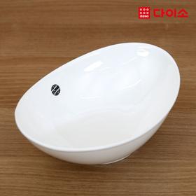 大创面碗 Daiso Noodle bowl TS纯白色沙拉（约20.5CM）-62355JPY带授权招加盟代理