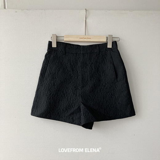 【Elena定制】经典提花短裤 商品图4