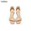 westory高跟一字带珍珠凉鞋W282G60171 商品缩略图3
