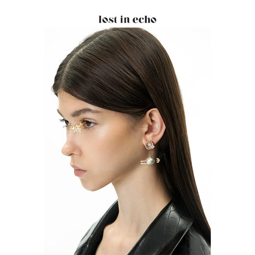 lost in echo 原创设计师品牌 爱无畏系列cupid丘比特珍珠耳环 商品图4