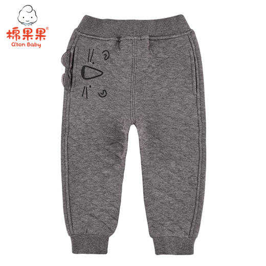 棉果果春秋季男童空气层长裤M312200620514 商品图0