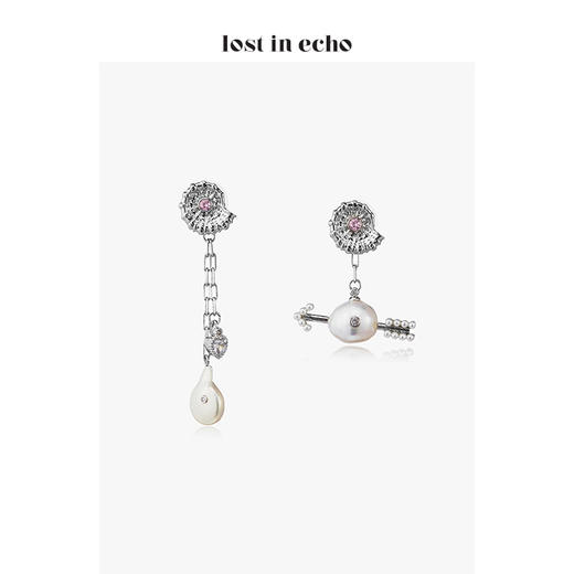 lost in echo 原创设计师品牌 爱无畏系列cupid丘比特珍珠耳环 商品图0