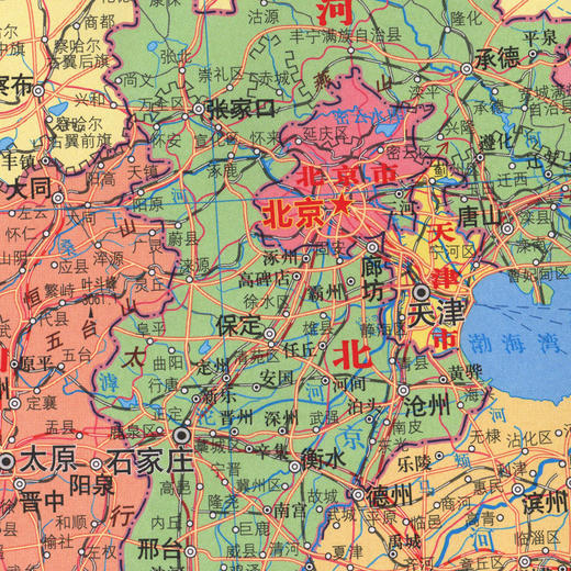 中国全图（竖版），1.35m x 1.15m 商品图4