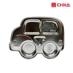 大创食堂饭盘 Daiso Canteen dinner plate货架不锈钢盘 1009356JPY带授权招加盟代理