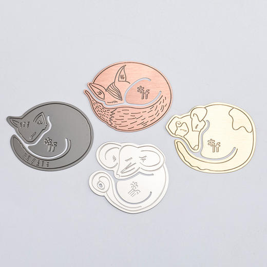 英国if睡在角落的动物书签 商品图0