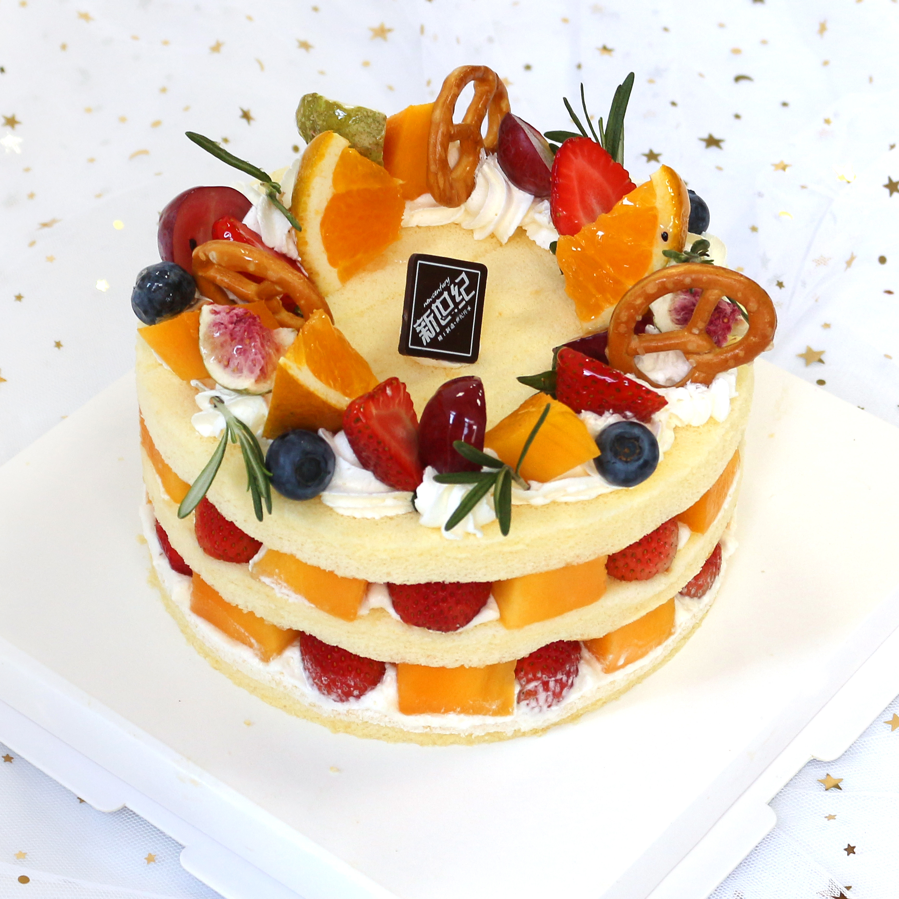 【裸蛋糕】十里春风1.5磅加高款（自提返红包）