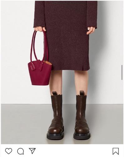 【大促，不退不换】 大牛工厂 bv 深棕色菜篮子 手拎/单肩包 CQ1045 商品图9