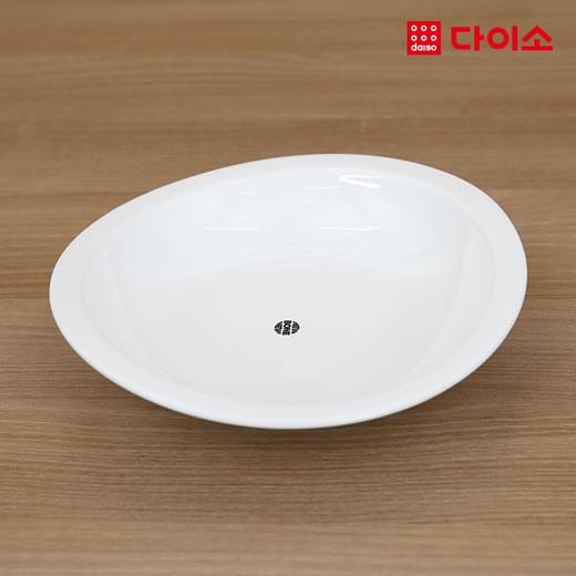大创餐碗 Daiso bowl TS纯白色圆形陶瓷碗（约22.5CM）-62362JPY带授权招加盟代理 商品图0