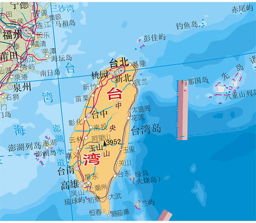 中国地图（知识版），0.66m x 0.49m（中国地理知识速读，地理奇观纵览。既可用于桌面阅读，也可随身携带，方便实用的地图 商品图1