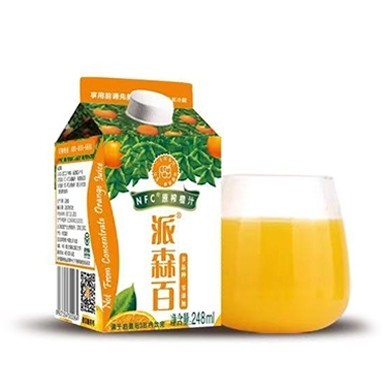 派森百NFC橙汁248mlx9盒装（默认发实物）