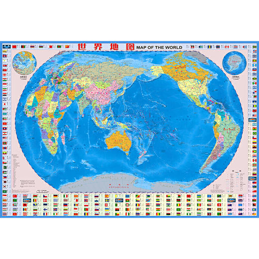 世界地图(知识版)，65cm x 95.5cm 商品图1