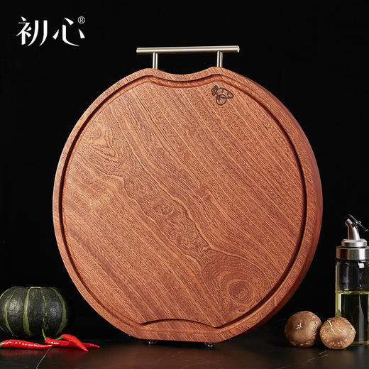 初心| 圆形水槽菜板乌檀木 商品图0