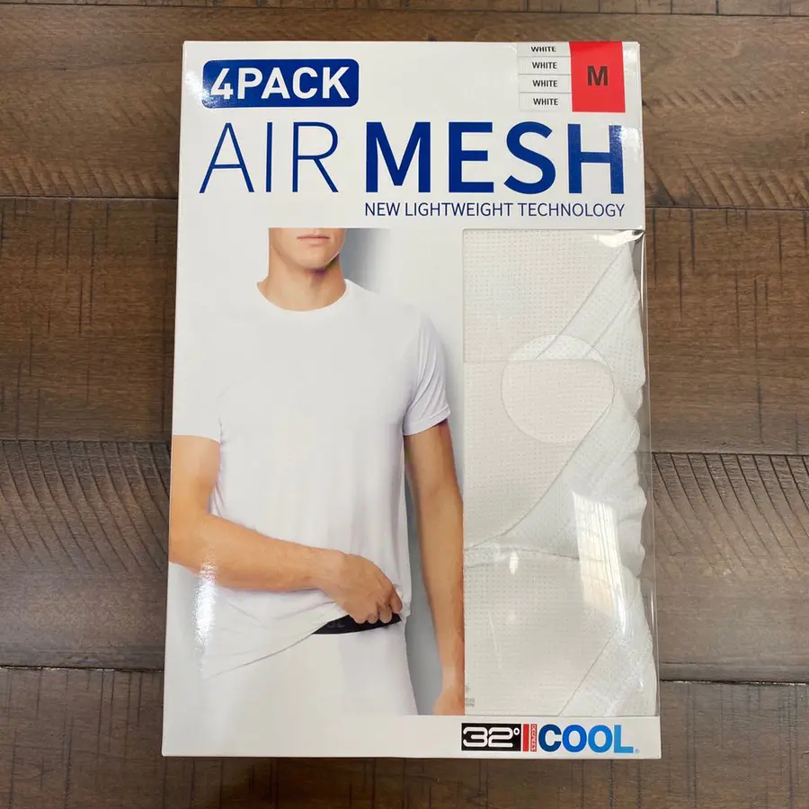 原件299现特价2 32度cool男士t恤短袖圆领舒适透气速干4件套直邮