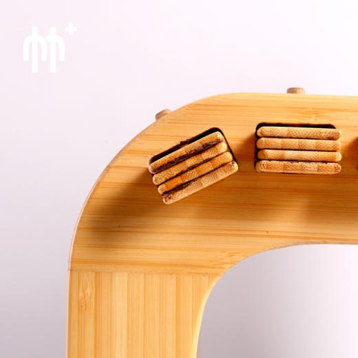 一座有弹性竹条椅子靠背创意现代简约家用北欧餐椅茶室阳台休闲椅 商品图3