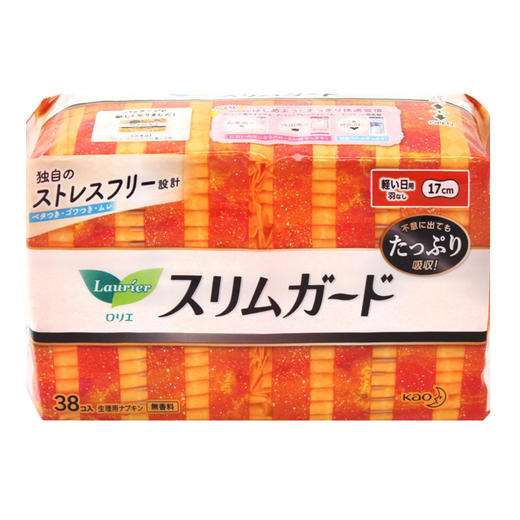 日本进口KAO花王S系列卫生巾17cm38片 商品图3