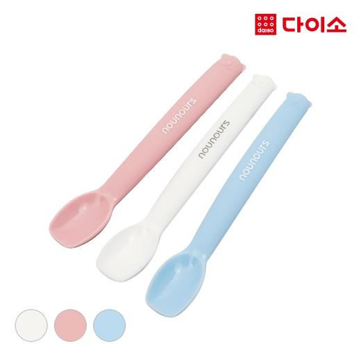 大创Daiso Children's tablewar婴儿食品硅胶汤匙1012679颜色随机JPY带授权招加盟代理 商品图0