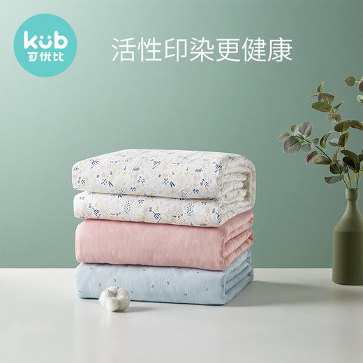 可优比婴儿空调被纯棉四季通用纱布被幼儿园儿童薄被子宝宝夏凉被 商品图3