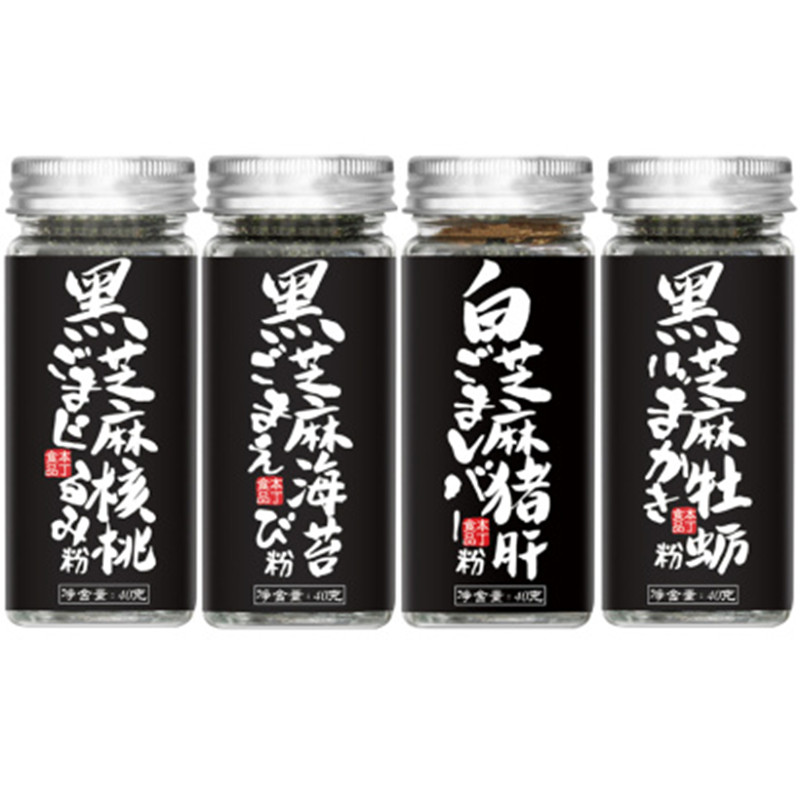 【品牌直供】本丁婴儿辅食无盐调味品猪肝粉/海苔粉/核桃粉/牡蛎粉40g四口味混发JPY带授权招加盟代理