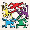 【设计师联名】55x55cm棉印花小方巾（Keith Haring街头绘画艺术家作品） 商品缩略图0