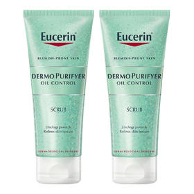 Eucerin Derm PurifyerOil Control Scrub 100mlx2净肤控油磨砂膏JPY带授权招加盟代理