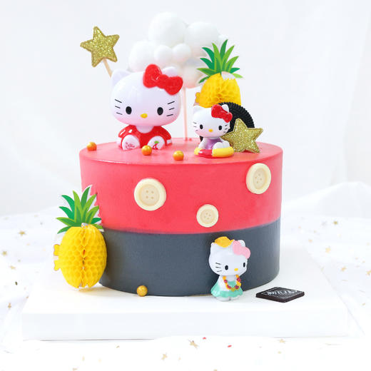 【卡通蛋糕】可爱Kitty（自提返红包） 商品图0