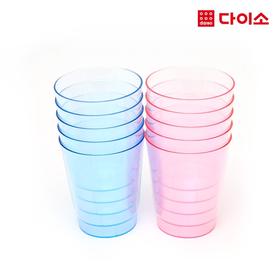 大创酒杯 Daiso Wine glass 户外透明啤酒杯5P/SET-60897颜色随机JPY带授权招加盟代理