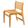 一座有弹性竹条椅子靠背创意现代简约家用北欧餐椅茶室阳台休闲椅 商品缩略图4