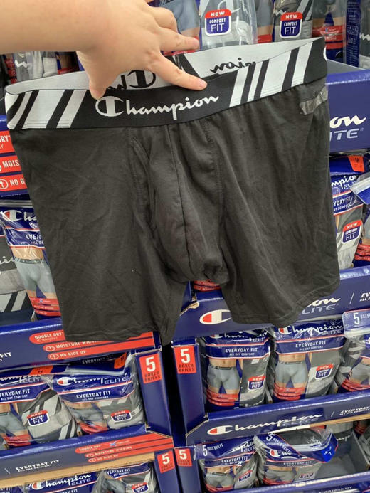 特价🎉Champion男士立体剪裁平角内裤5条装！划算到哭 商品图7