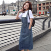 WZNH-QTBY2919春秋牛仔裙背带裙连衣裙女夏2020新款时尚中长款长裙早春a字裙子 商品缩略图2
