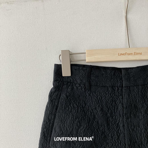 【Elena定制】经典提花短裤 商品图5