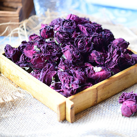 【墨红玫瑰花茶】25g/罐 商品图4