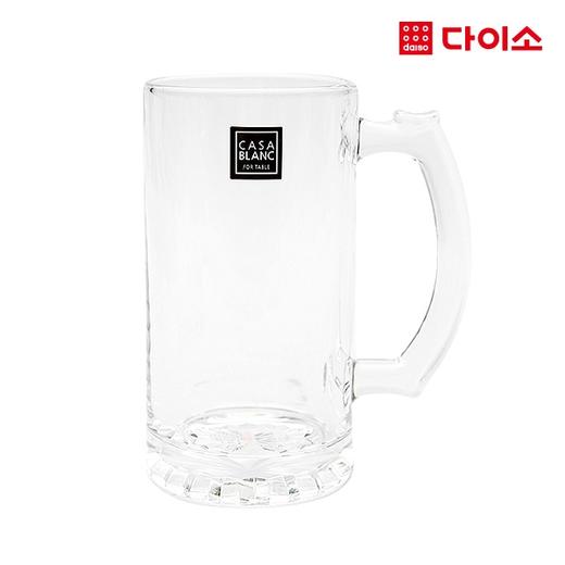 大创酒杯 Daiso Wine glass  KJ啤酒杯线性型（约450ML）-1009261JPY带授权招加盟代理 商品图0
