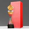 水晶琉璃奖杯定制定做创意皇冠高档玻璃志愿者纪念品荣誉颁奖刻字 商品缩略图4