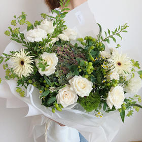 花艺  夏日莫奈花束