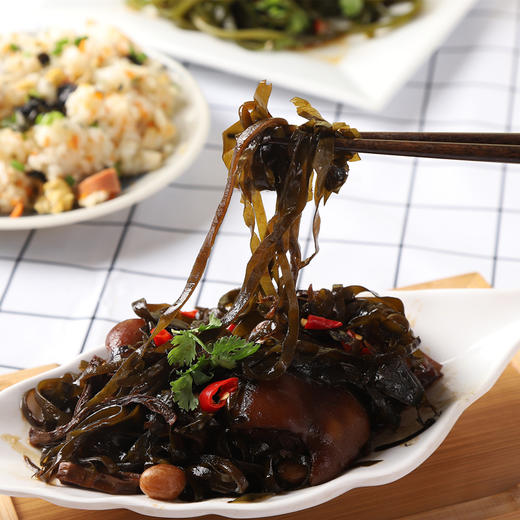 鲜8 头水有机紫菜/海带丝 | 紫菜幼嫩鲜香、海带丝脆爽顺滑、干净无沙、易泡发、简单美味、吃法多样 商品图7