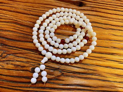 108颗白贝壳佛珠念珠男女款手链佛珠 商品图9