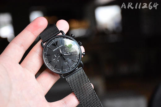 原单渠道货阿玛尼armaniar11264机芯原装石英机芯表壳316l精钢表镜
