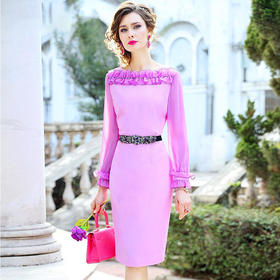 FMY-30011新款气质端庄修身包臀裙子