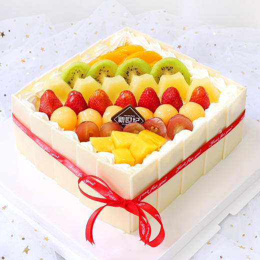 【水果蛋糕】水果派对(2.5磅起订)(自提返红包) 商品图0