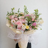   花艺 粉色花园混合花束 商品缩略图0
