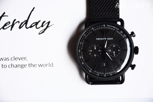 原单渠道货阿玛尼armaniar11264机芯原装石英机芯表壳316l精钢表镜