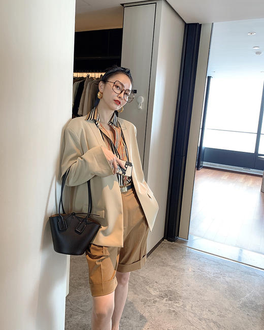 【大促，不退不换】 大牛工厂 bv 深棕色菜篮子 手拎/单肩包 CQ1045 商品图3