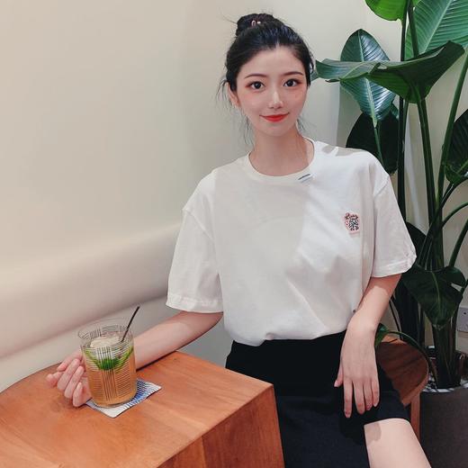 『10款 · 搭』液体猫咪刺绣T恤｜猫大 商品图2