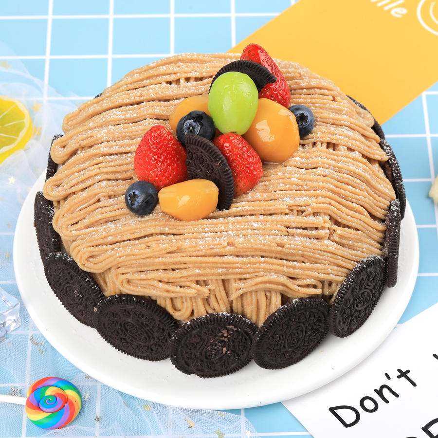 【栗子蓉蛋糕】栗蓉可可-6英寸-8英寸-10英寸