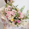   花艺 粉色花园混合花束 商品缩略图2