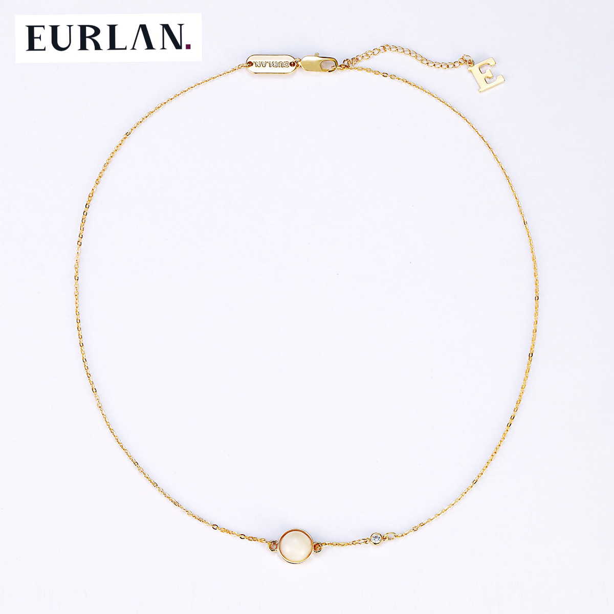 EURLAN.  X系列  玛瑙石项链 优雅白