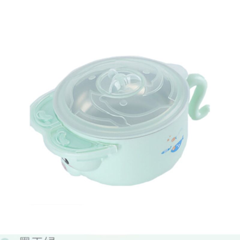 【品牌直供】十月结晶Q萌不锈钢餐具六件套绿色sh511JPY带授权招加盟代理