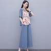 HR-YRN9937复古中国风，时尚印花两件套 商品缩略图2