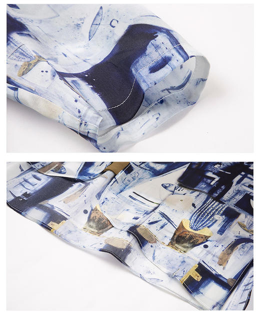 MC2L097麦克斯菲瑞国风水墨印染连衣裙 商品图9